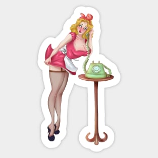 Pin Up- Hot Summer Sticker